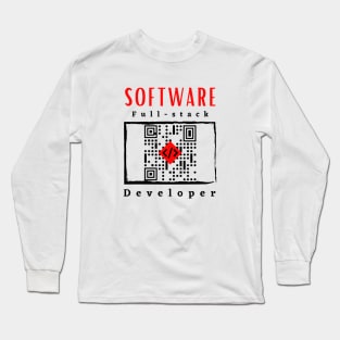 Software Full- Stack Developer motivational design Long Sleeve T-Shirt